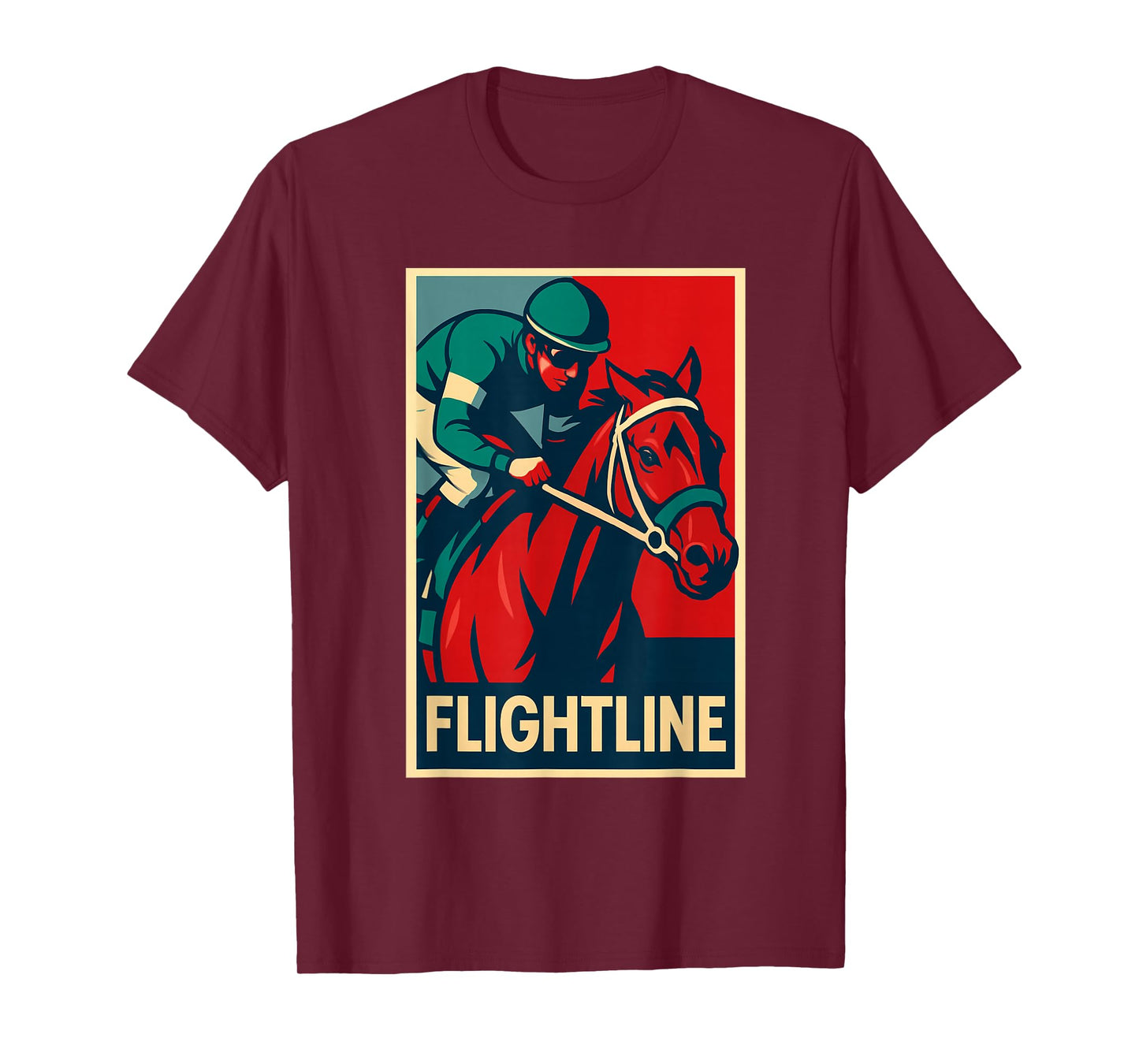 Flightline Horse, Horse Racing, Del Mar, Santa Anita, Horse T-Shirt