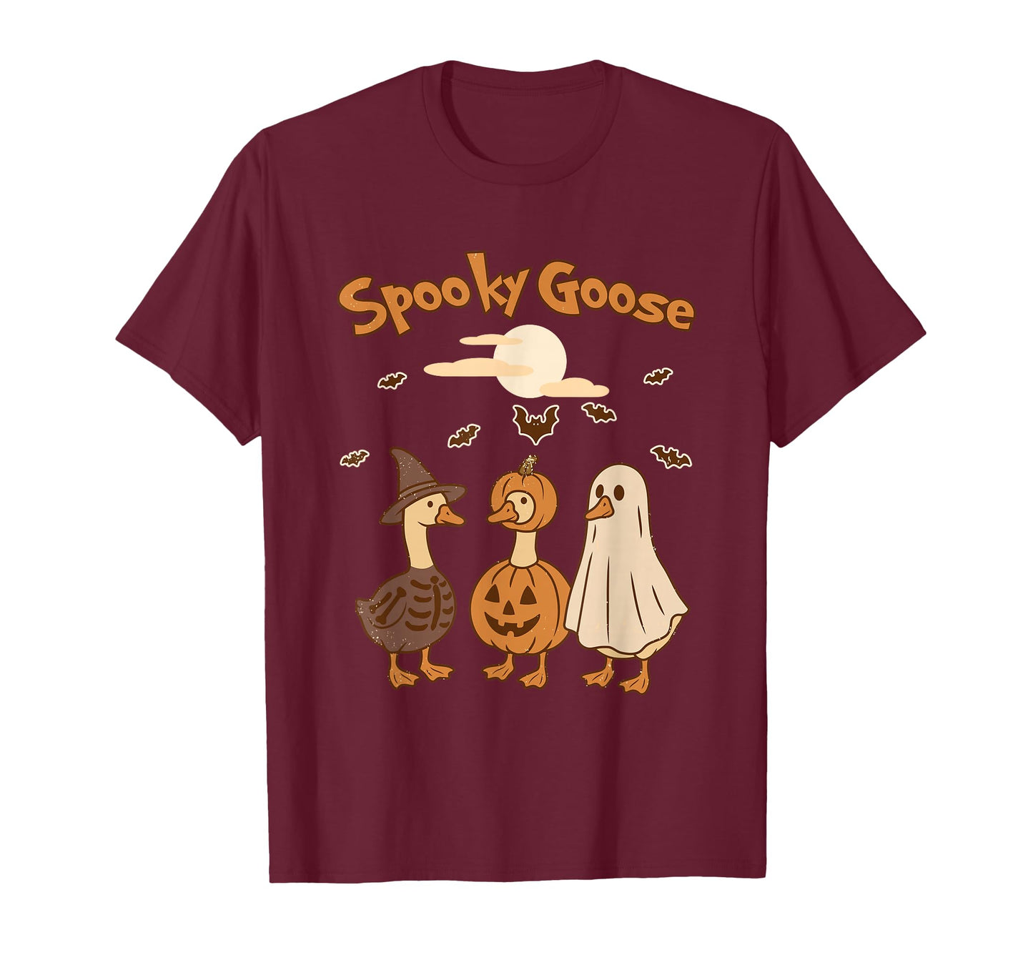Spooky Goose Trio Halloween Costume T-Shirt