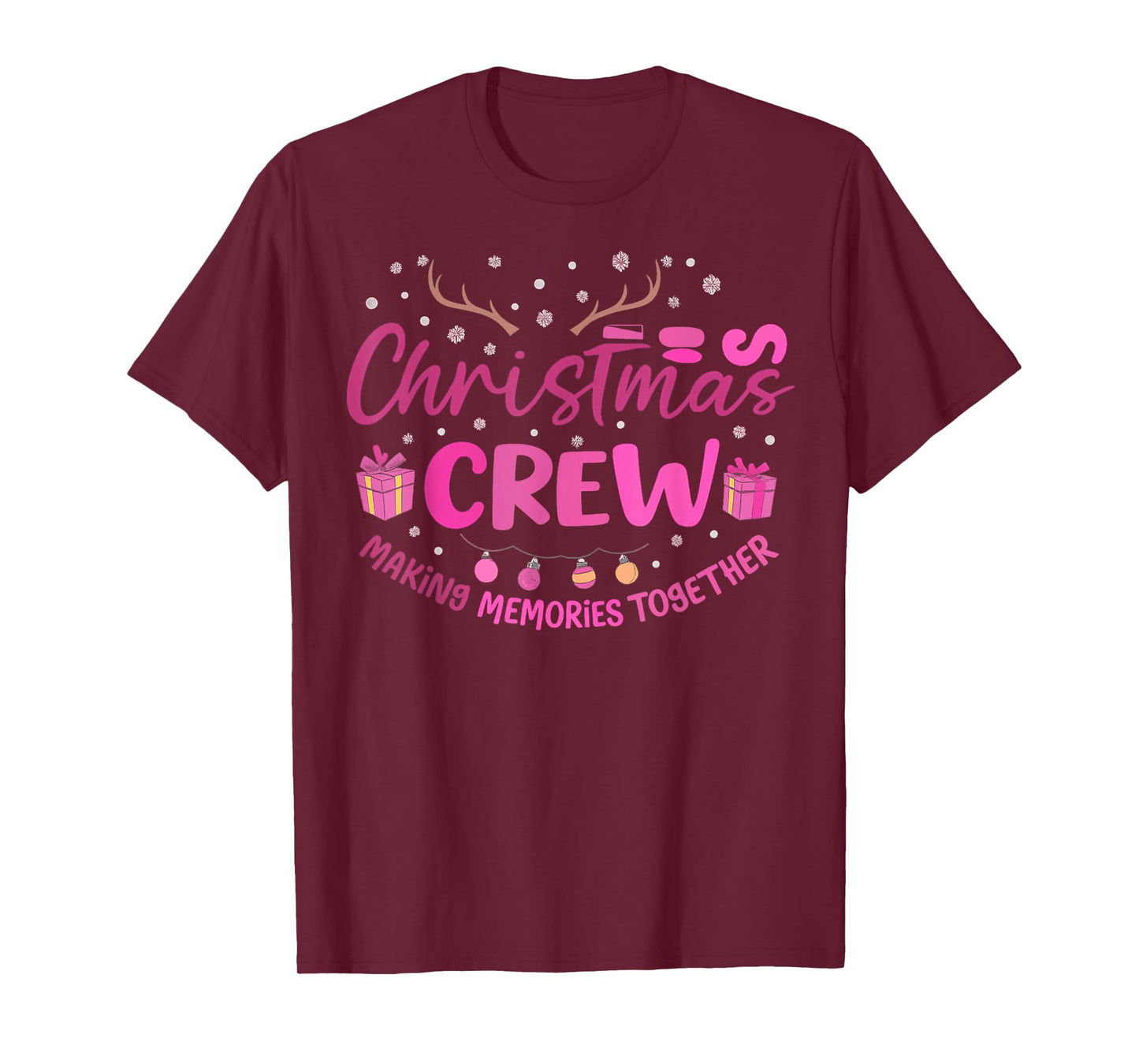 Making Memorie Together Christmas Crew 2025 Family Matching T-Shirt