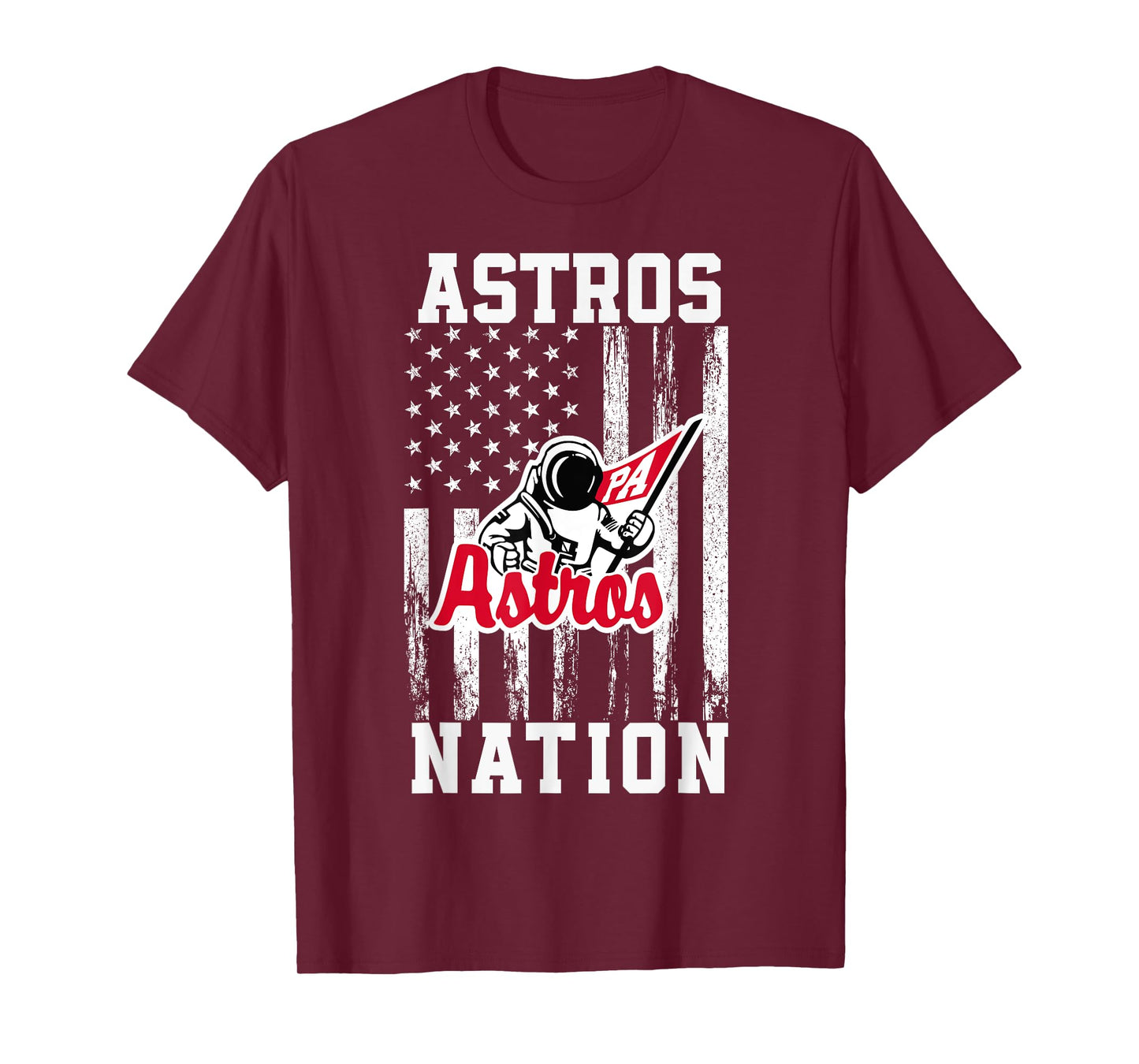 Pinkerton Astros Logo Nation HS T-Shirt