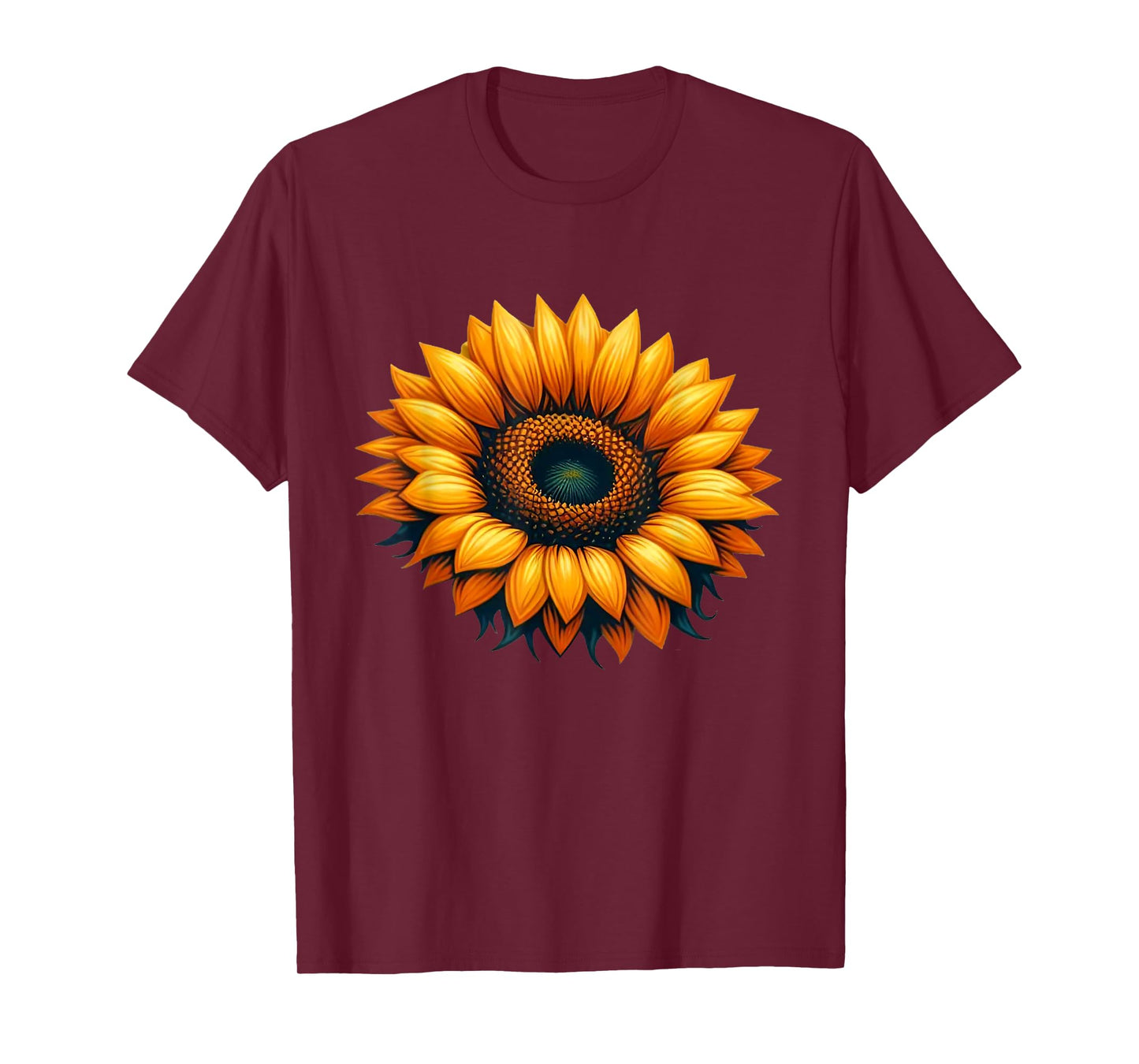 Elegance Sunflower Serenade Vintage Blossom T-Shirt