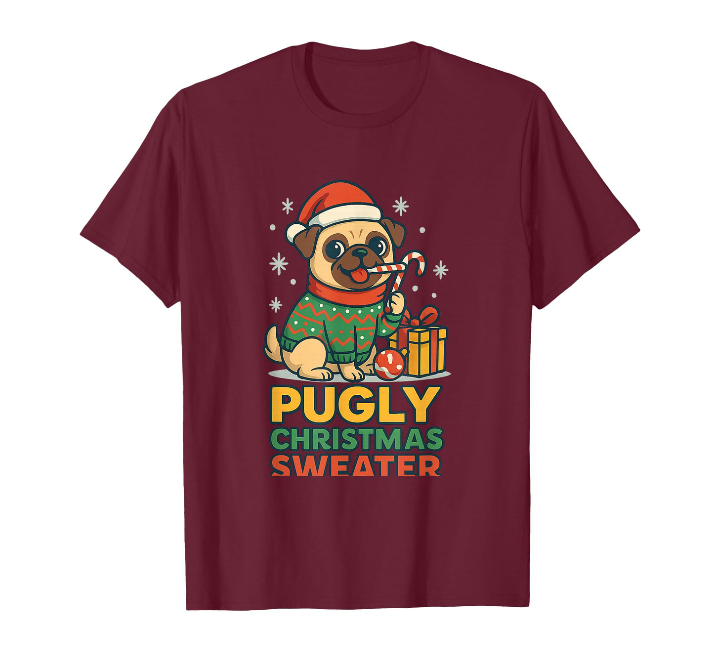 Pugly Christmas Sweater T-Shirt