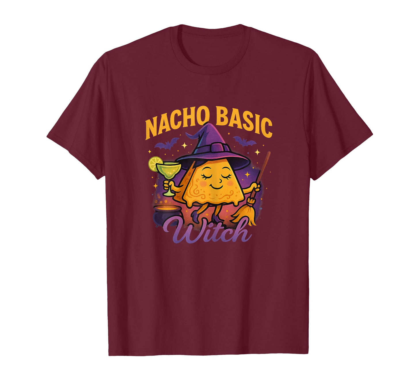 Nacho Basic Witch Halloween Design T-Shirt