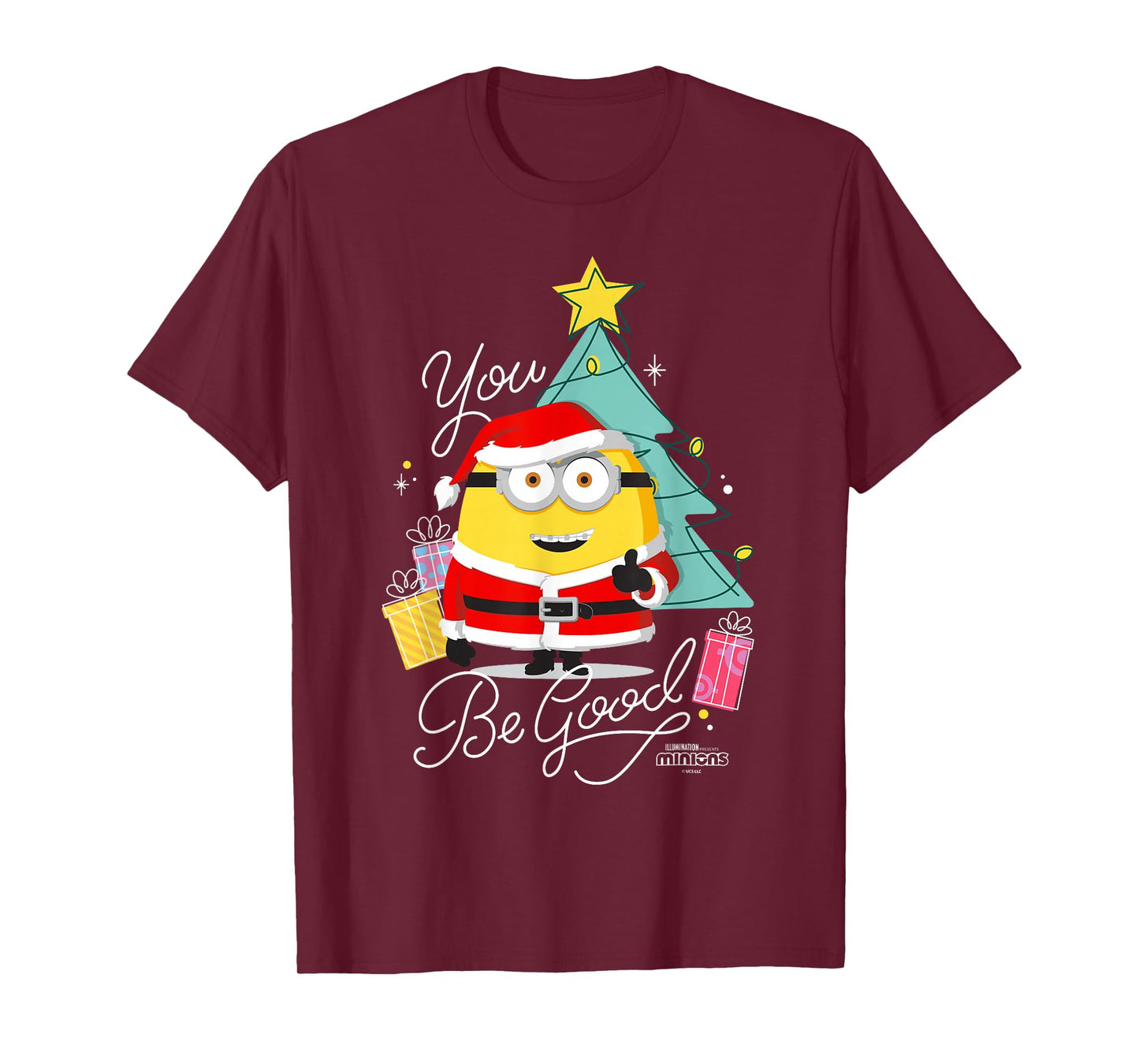 Minions You Be Good Santa Minion Holiday T-Shirt