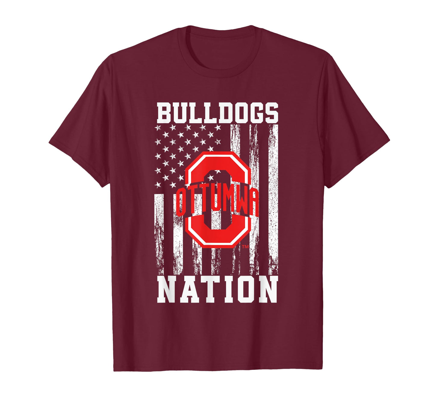 Ottumwa Bulldogs Logo Nation HS T-Shirt