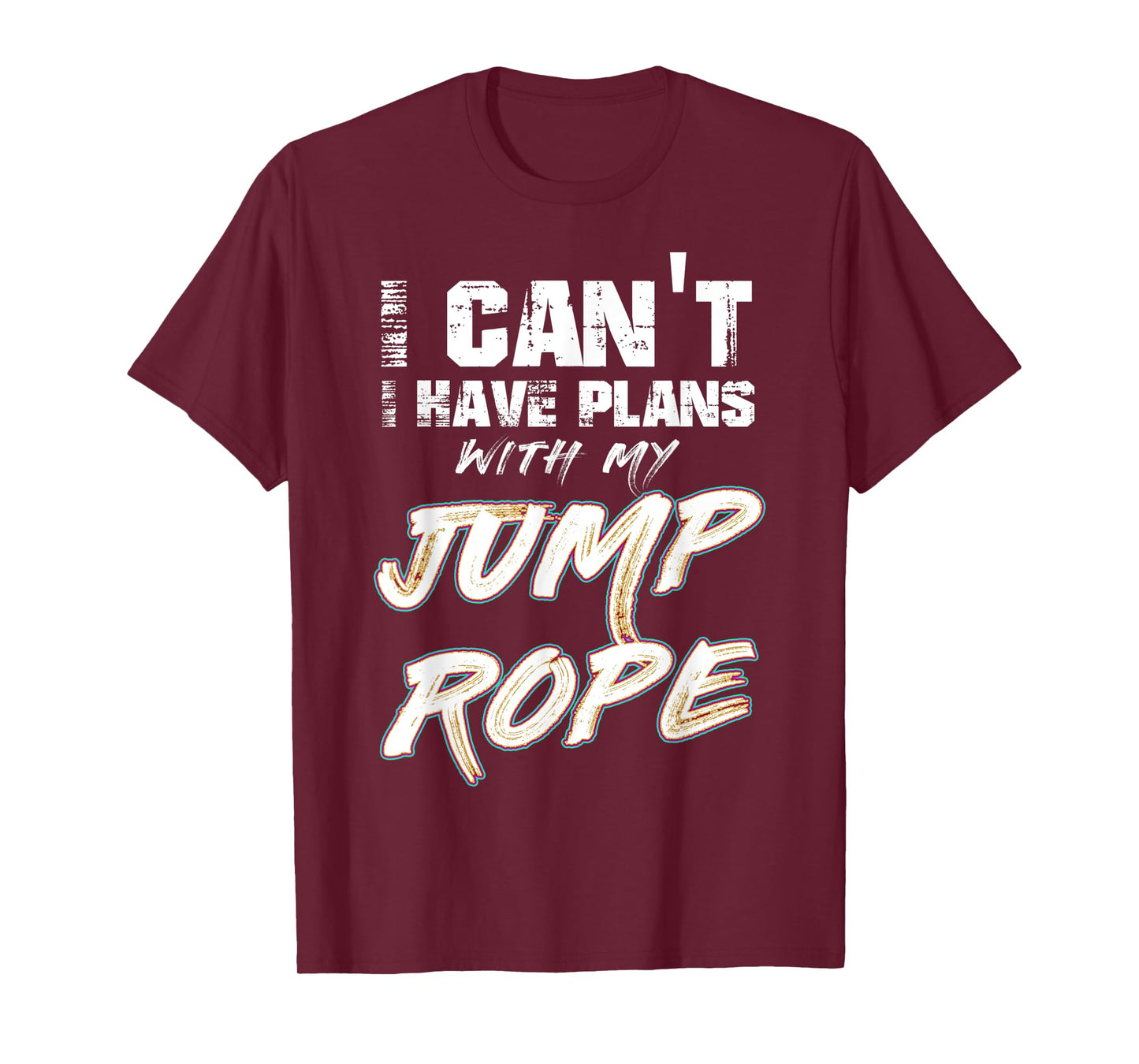 Weighted Jump Rope Double Dutch Workout Boxing T-Shirt