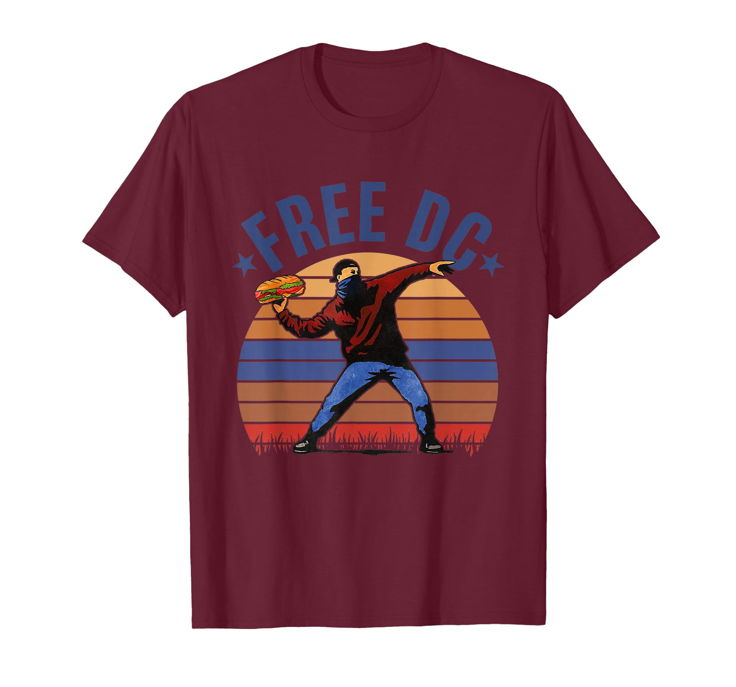 Vintage DC Sandwich Guy The Sandwich Guy Free DC T-Shirt