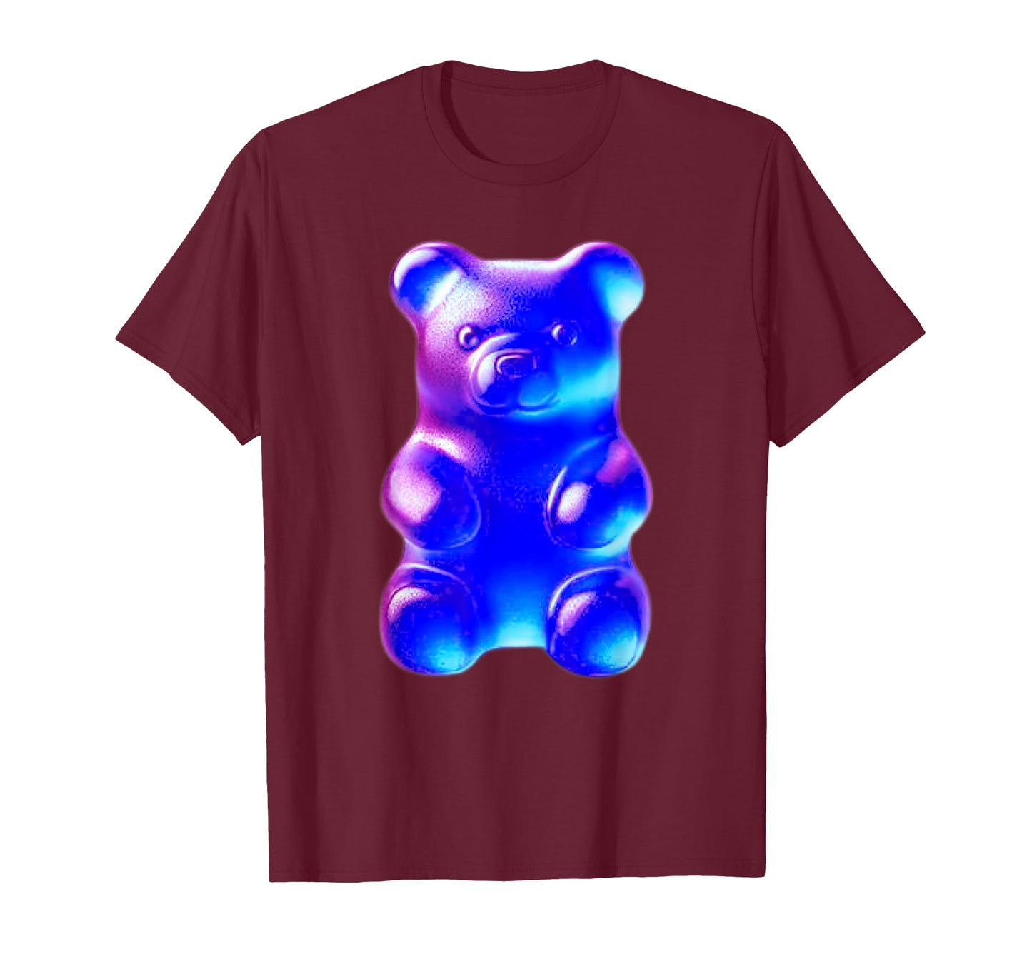 Urban Empyre Gummy Bear Candy T-Shirt - Unisex-Adults, Black, Small, Short Sleeve, Classic Fit