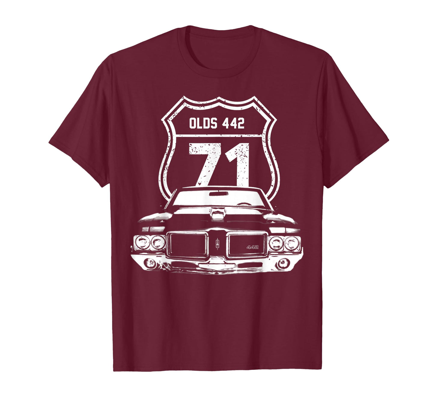 1971 71 olds 442 muscle car T-Shirt