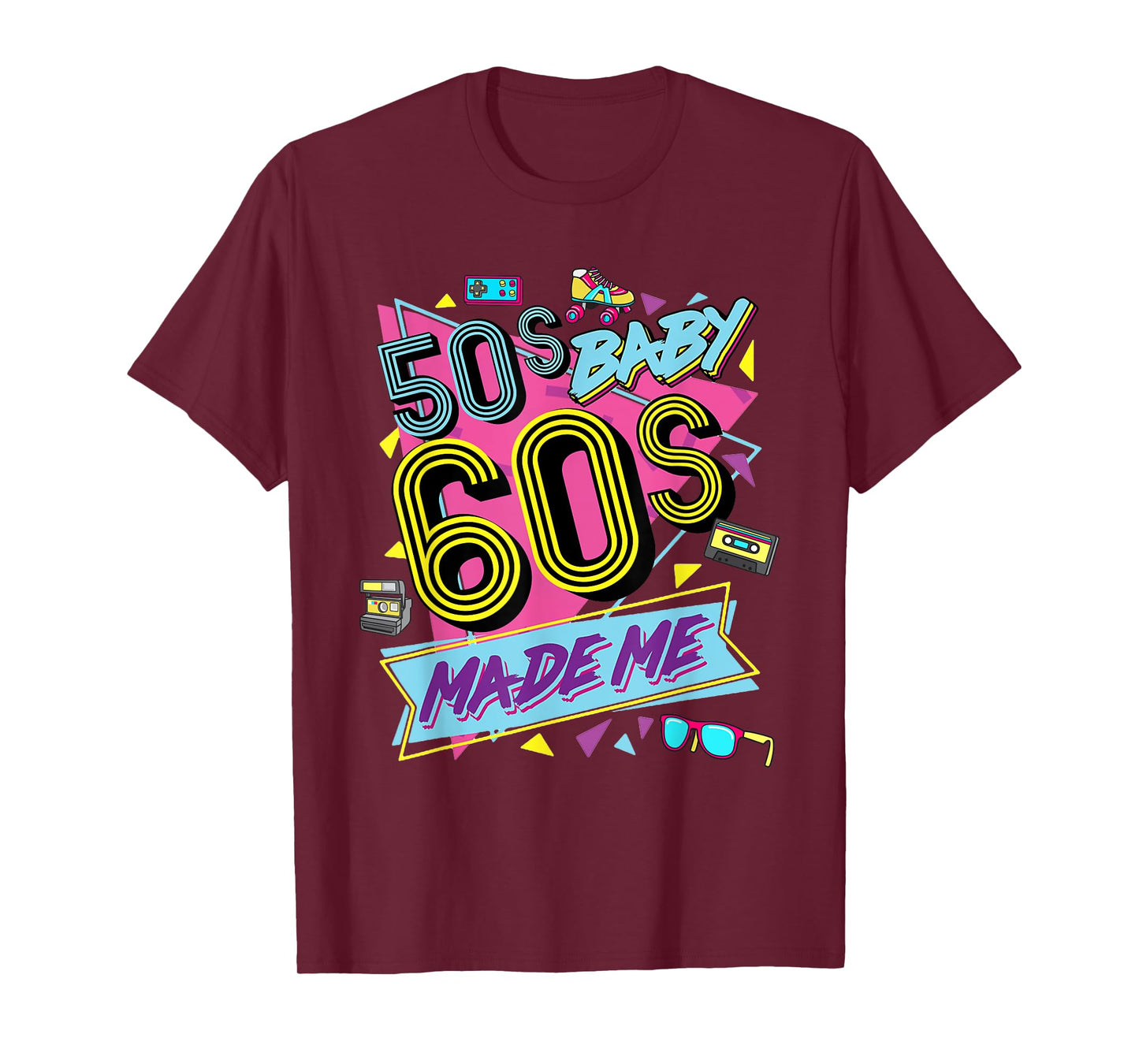 Retro Vintage 50's Baby 60's Made Me Nostalgia Classic T-Shirt