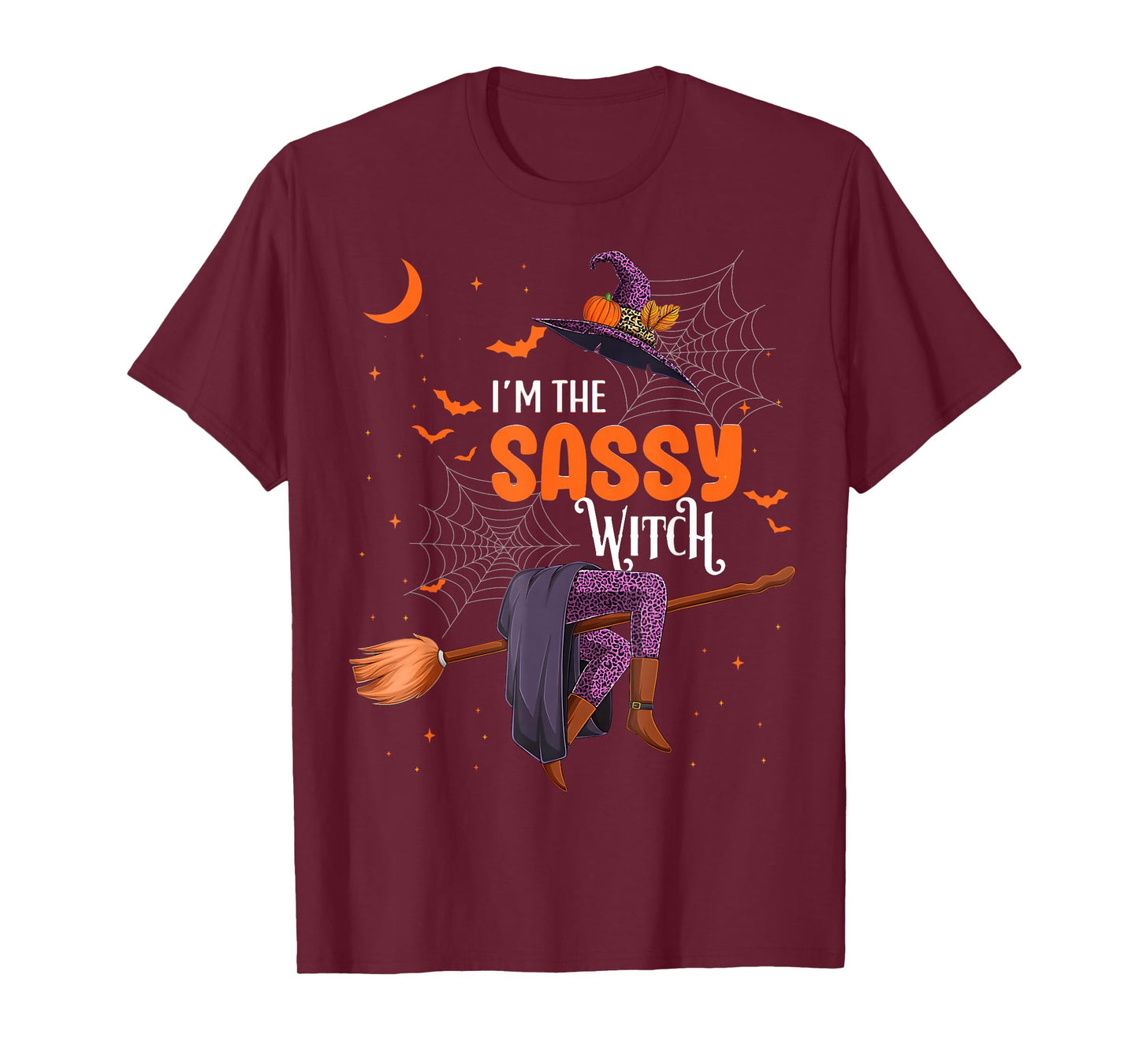 Im The Sassy Witch Halloween Costumes Women Girl T-Shirt