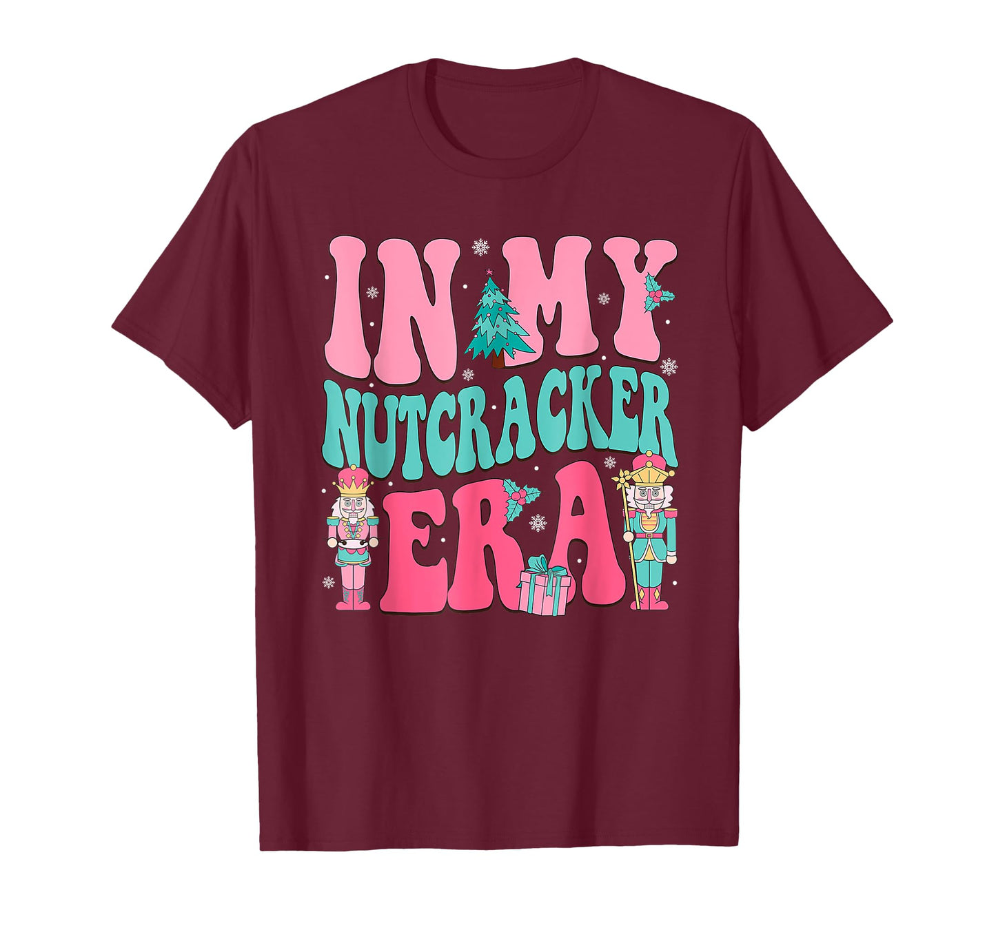 in My Nutcracker Era Squad Pink Christmas T-Shirt
