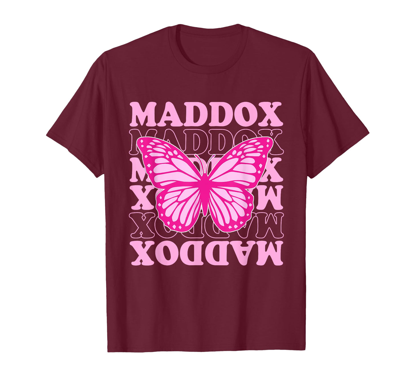 Retro Maddox First Name Personalized Maddox Groovy Vintage T-Shirt