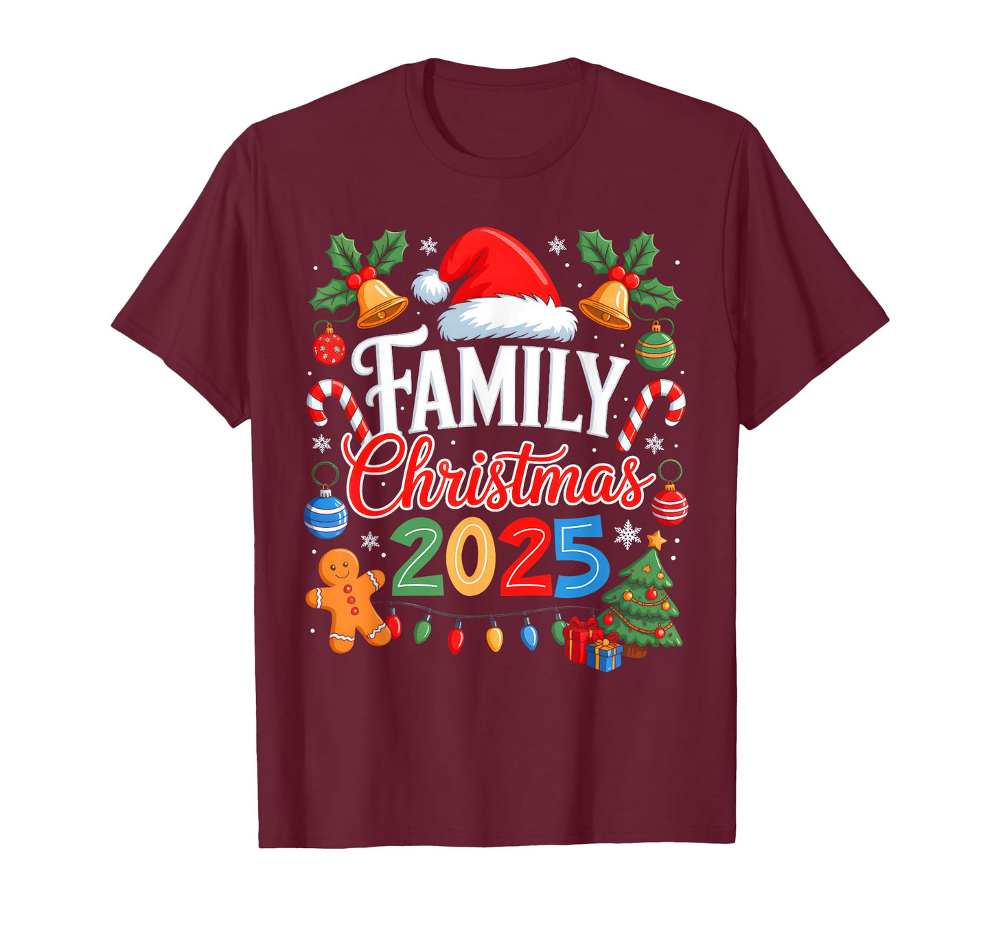 Family Christmas 2025 Matching Pajamas Xmas Family Christmas T-Shirt
