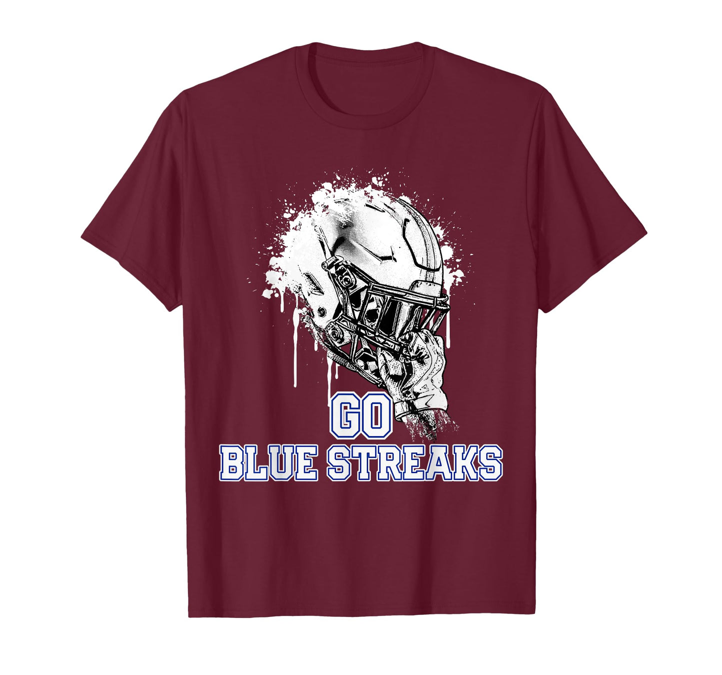 Madison Blue Streaks Rising Helmet GO! T-Shirt