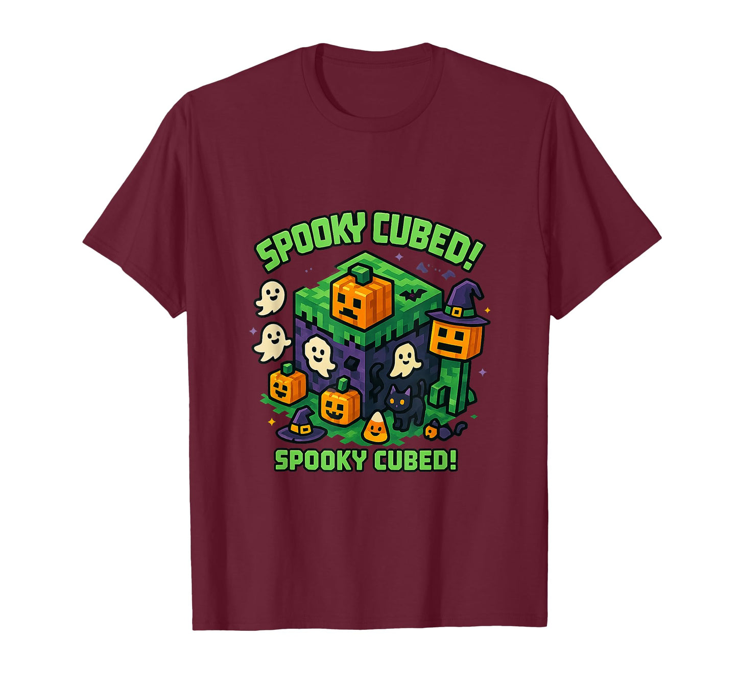 Spooky Cubed Fun T-Shirt