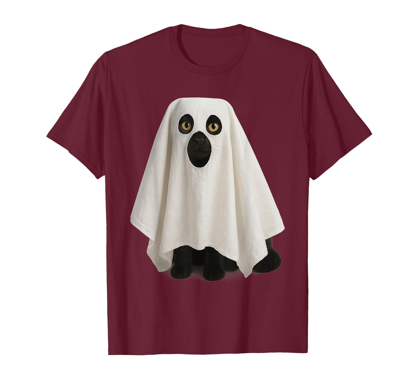 Cute Funny Wizard Cat Ghost Weird Kitten Cat Meme Halloween T-Shirt