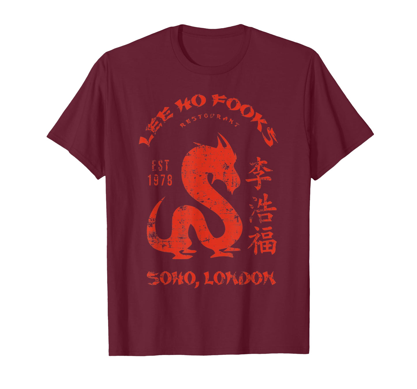 Vintage Lee Ho Fooks Chinese Restaurant Retro T-Shirt