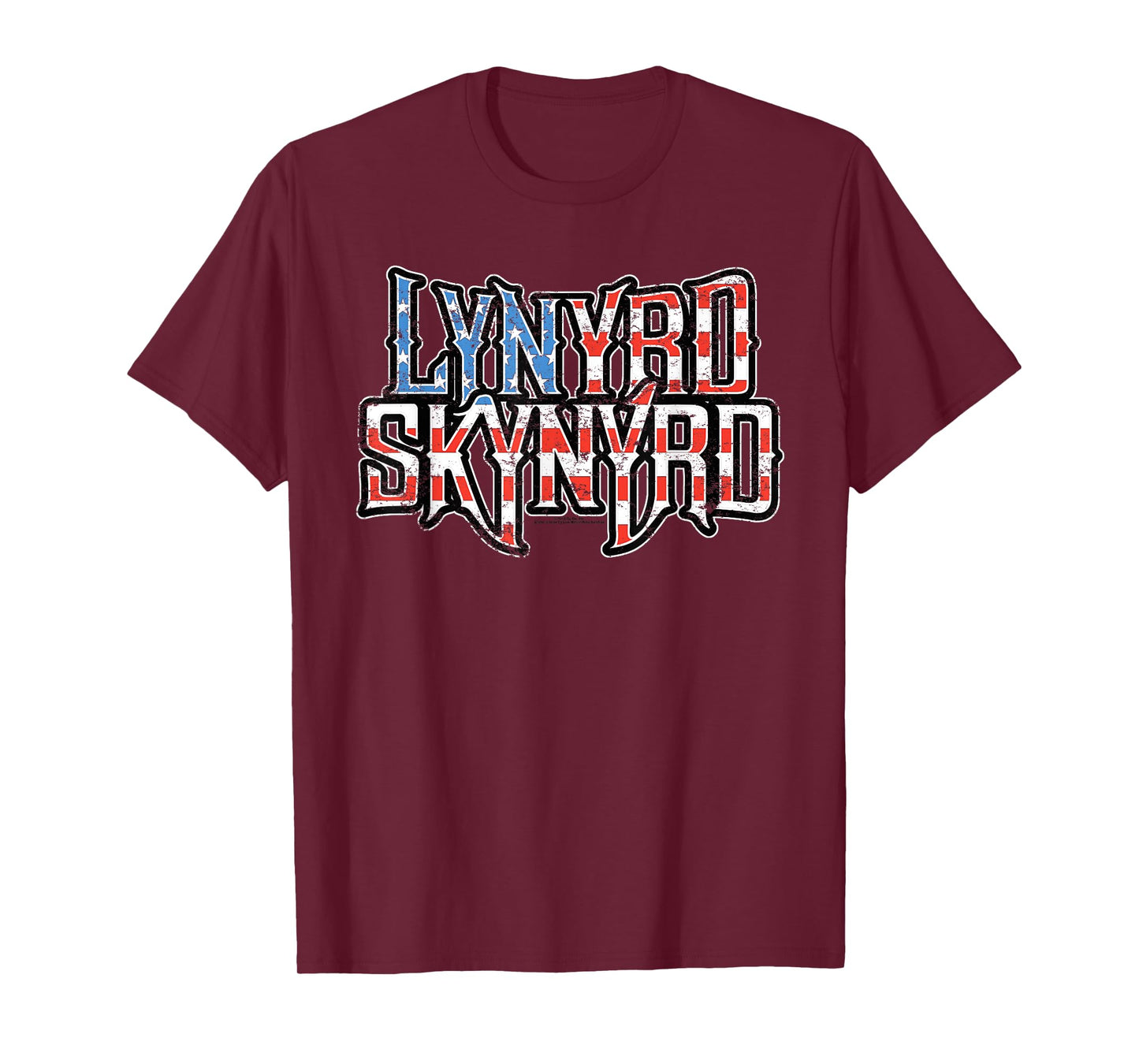 Lynyrd Skynyrd Flag Logo USA Stars Stripes Southern Gifts T-Shirt