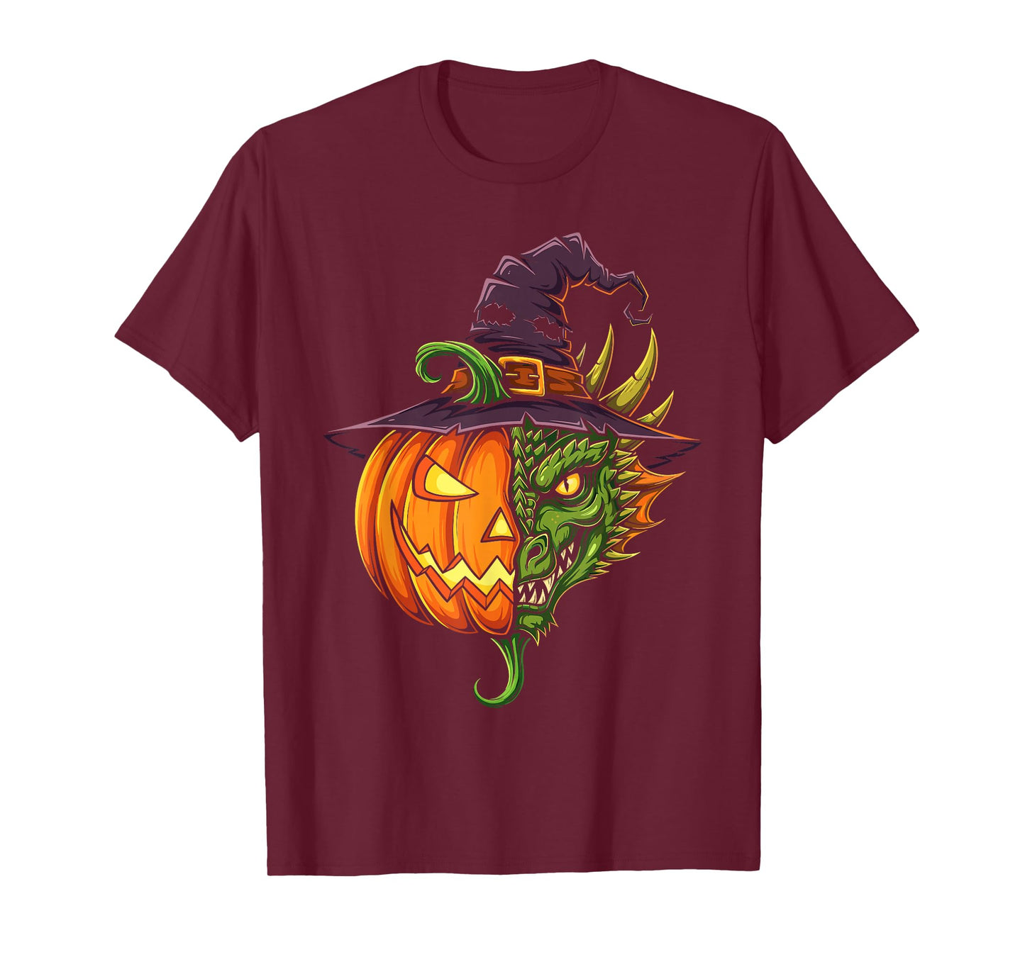 Dragon Pumpkin Jack O Lantern Halloween Kids Mens Womens T-Shirt