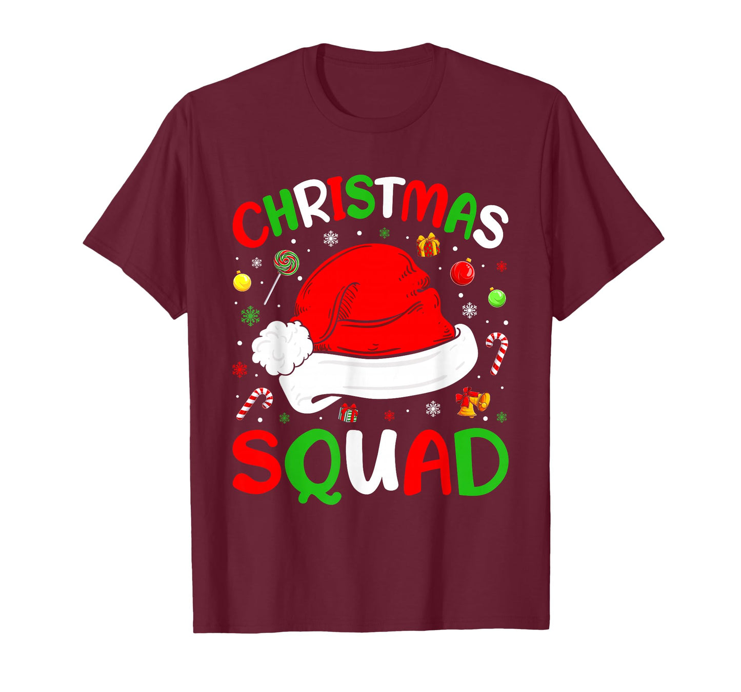 Christmas Squad Funny Xmas Tree Family Matching Pajamas Boys T-Shirt