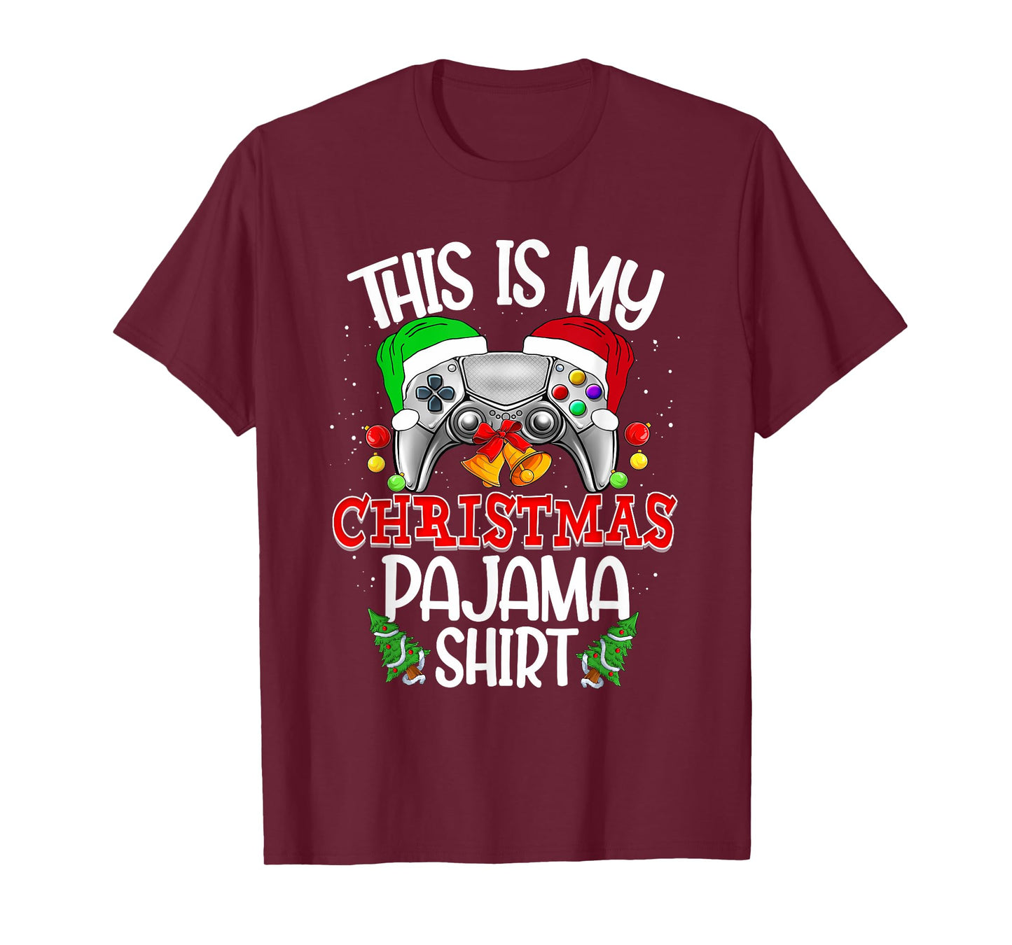 This is My Christmas Pajama Shirt Funny Video Gamer Men Boy T-Shirt