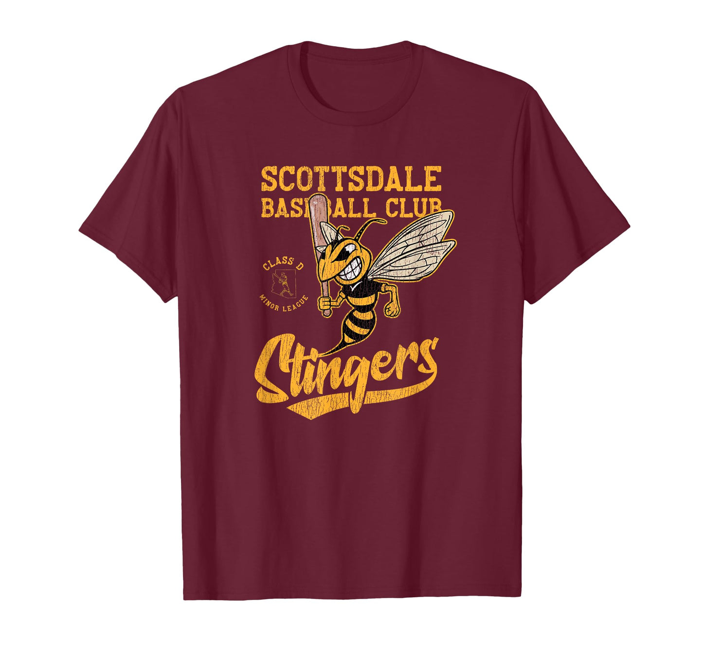 Scottsdale Stingers Retro Minor League Baseball Team T-Shirt