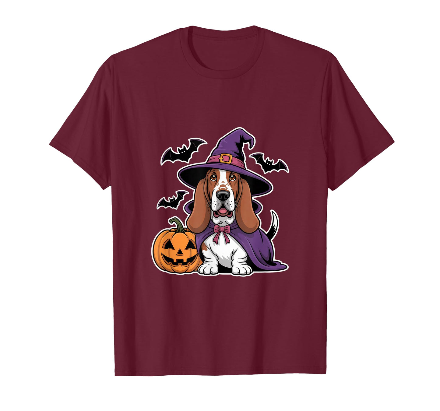 Cute Basset Hound Halloween Costume Dog Lovers Funny Pet T-Shirt