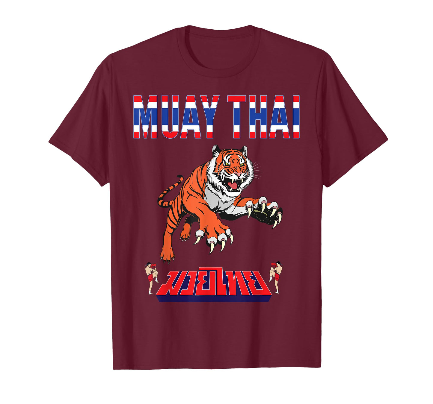 Sawadee thai traditional sak yant thai twin tiger muay thai T-Shirt