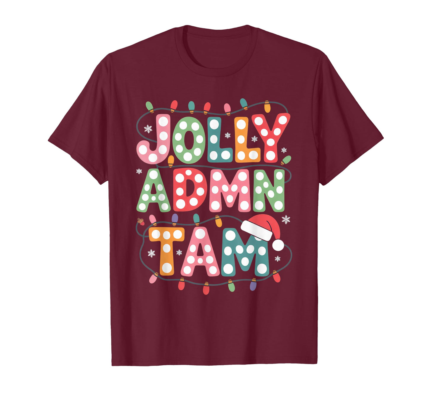 Jolly Christmas Team Funny Holiday Matching Outfit T-Shirt