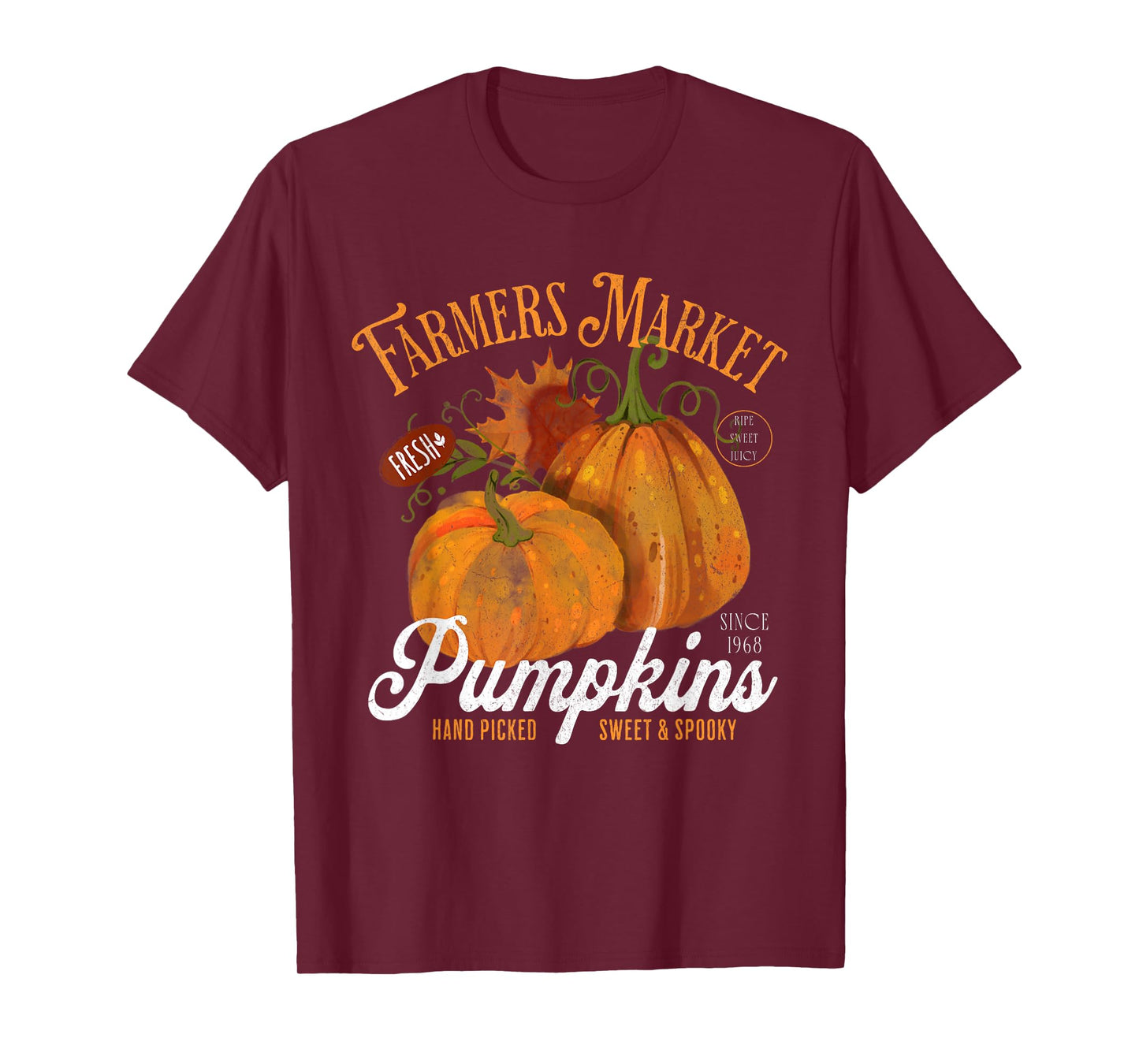 Farmers Market Pumpkins Farm Fresh Thanksgiving Pumpkins T-Shirt