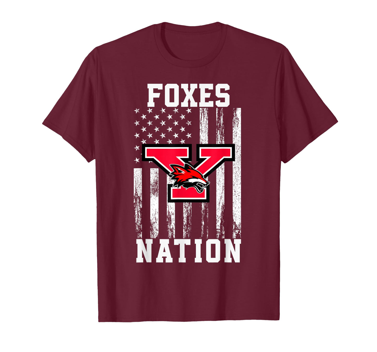 Yorkville Foxes Logo Nation HS T-Shirt