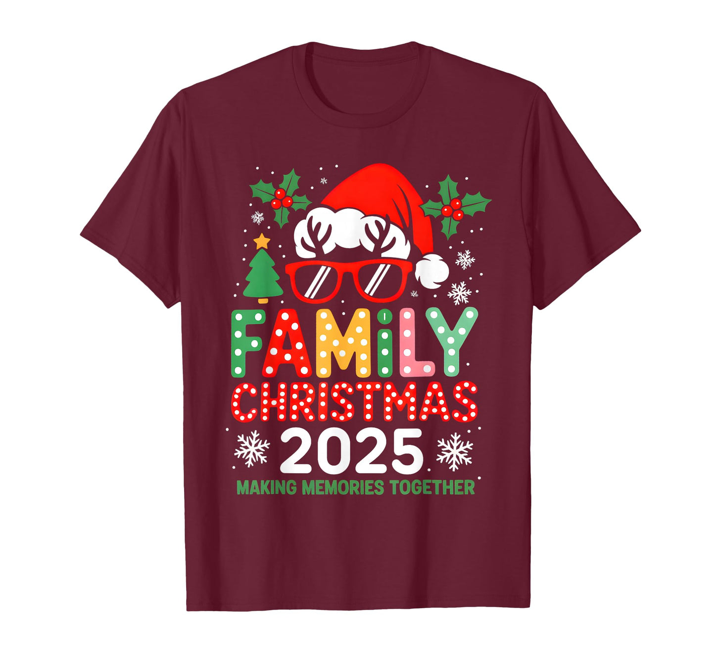 Family Christmas 2025 Christmas Squad Xmas Matching Pajamas T-Shirt