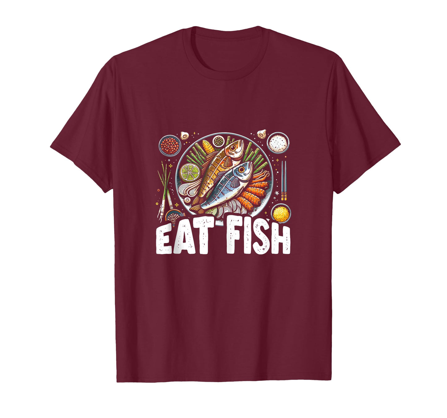 Funny Pescatarian Fishing Fisherman Gift For Men - Eat Fish Tank Top