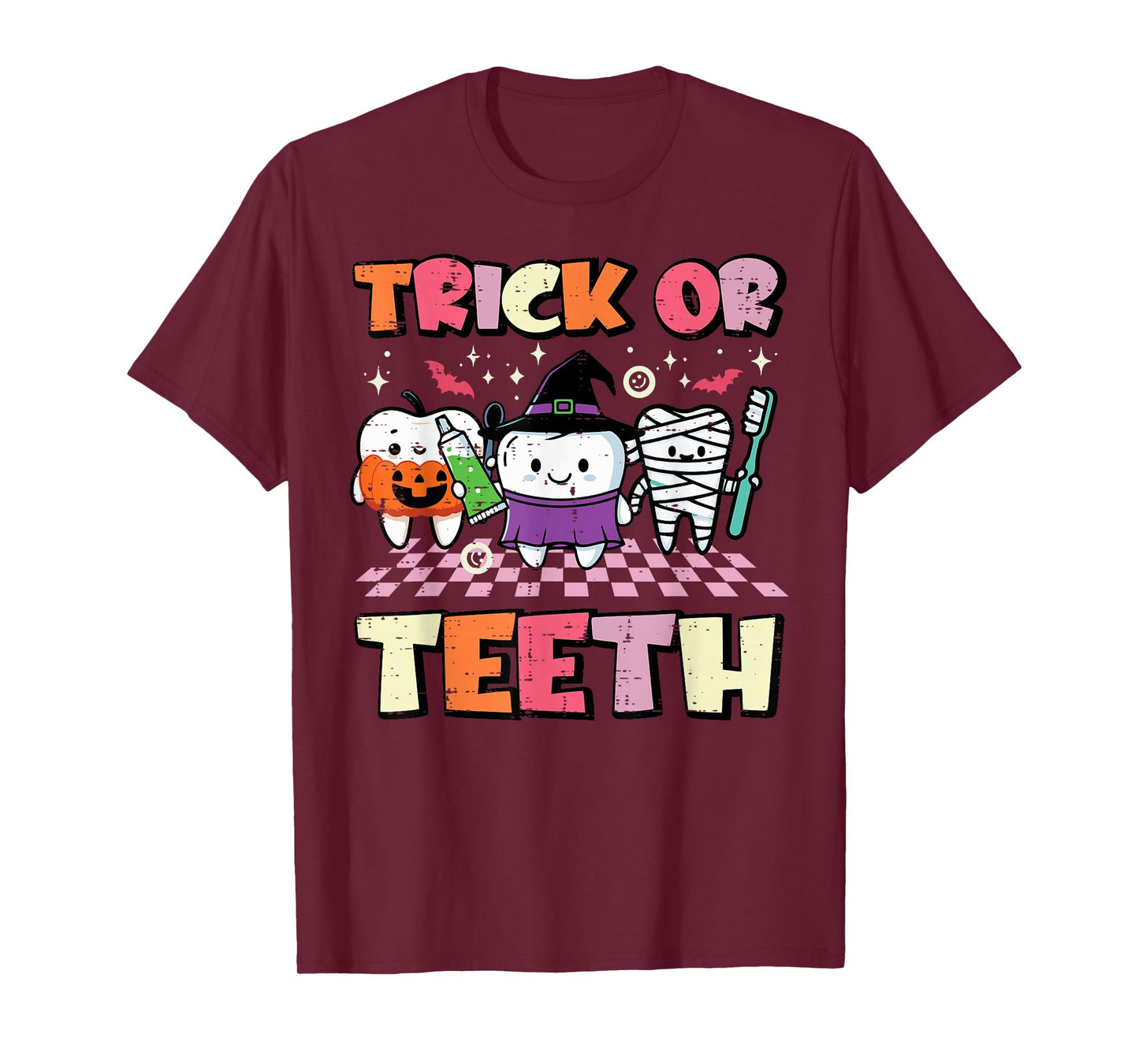 Halloween Dentist Trick Or Teeth Dental Costume Men Women T-Shirt