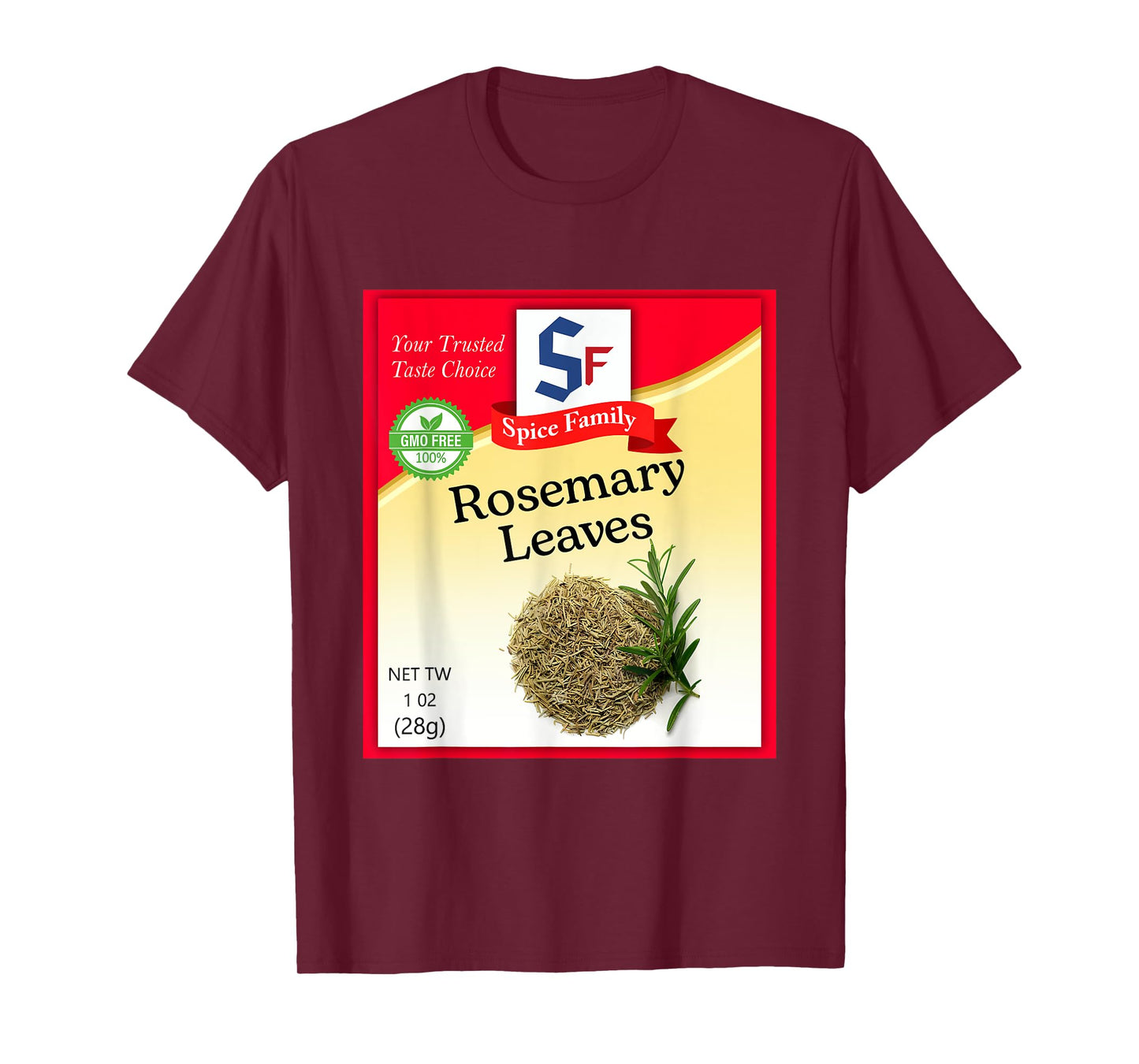 Rosemary Leaves Condiment Holiday Spice Group Costumes T-Shirt