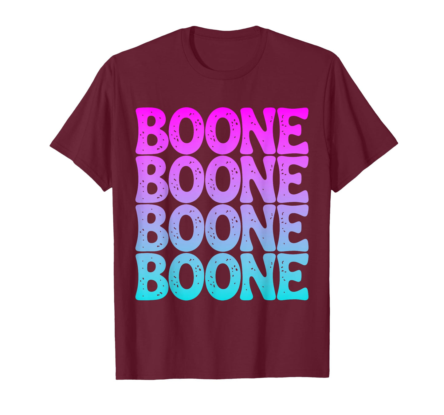 Boone Family Name I Love Boone Personalized Vintage T-Shirt