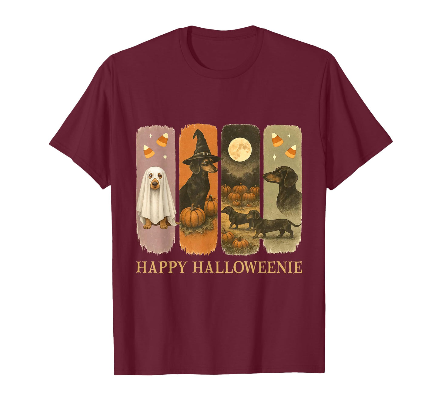 Haunted Sausage Squad Fall Costume Gift T-Shirt