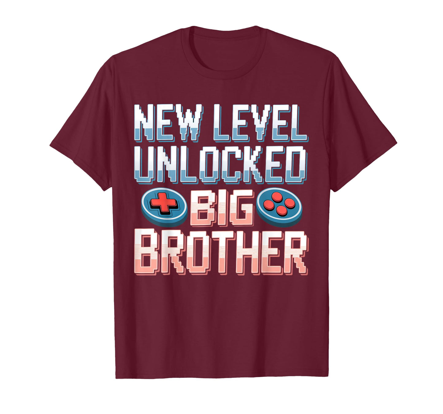 New Level Unlocked Big Brother Loading Funny Gamer Kids T-Shirt