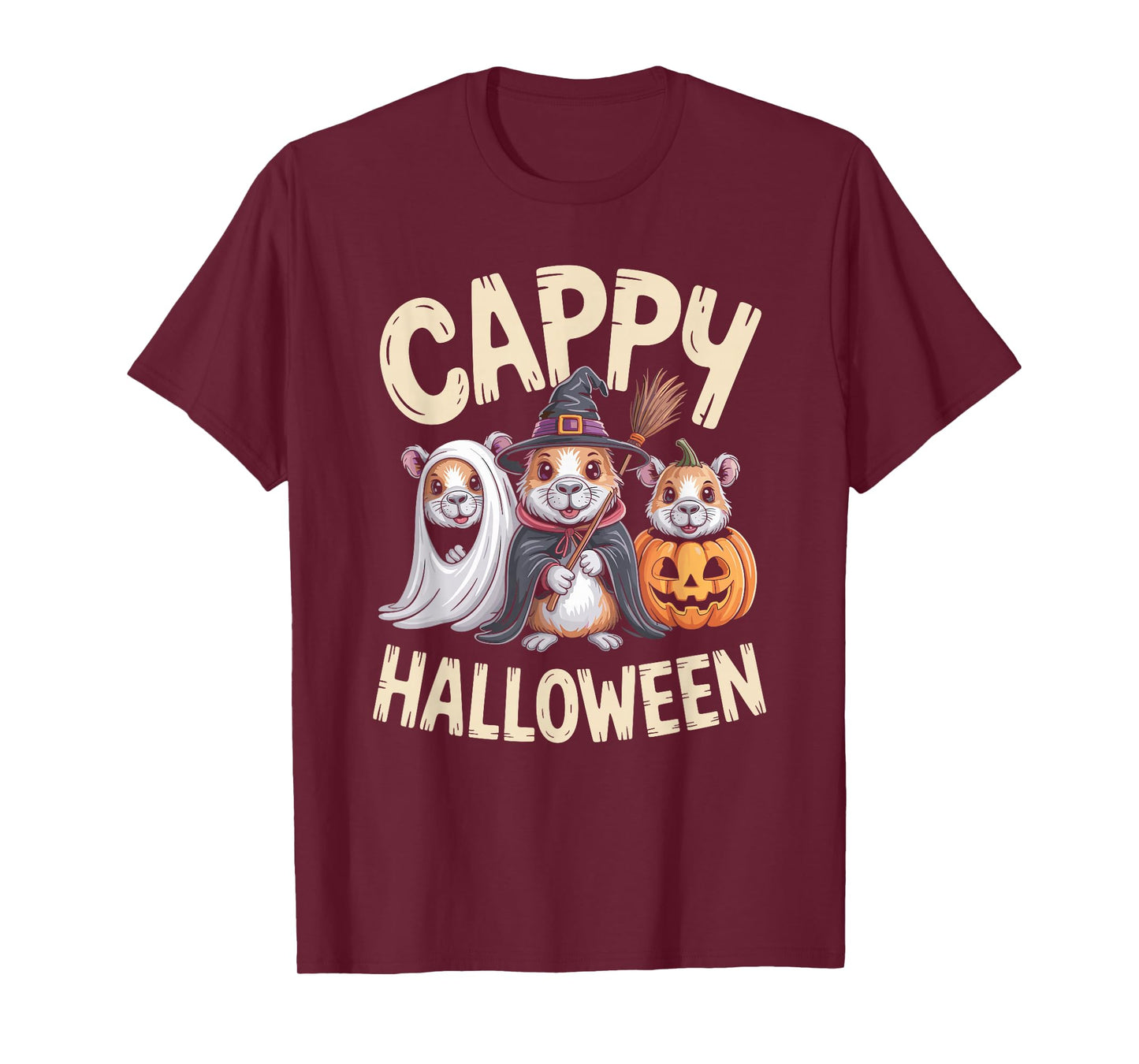 Cappy Halloween Funny Capybara T-Shirt