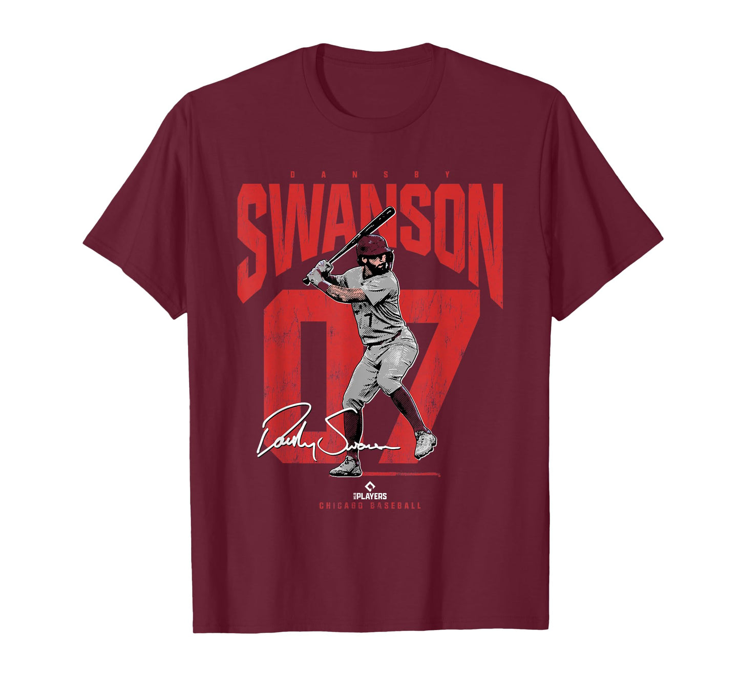 Dansby Swanson | Chicago Baseball Players | MLBDSW3921 T-Shirt
