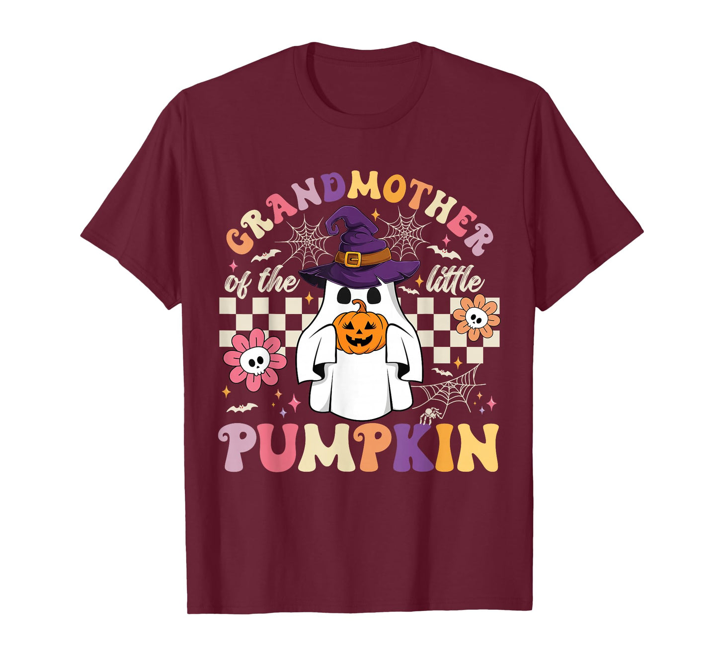 Grandmother of The Little Pumpkin Halloween Spooky Ghost T-Shirt