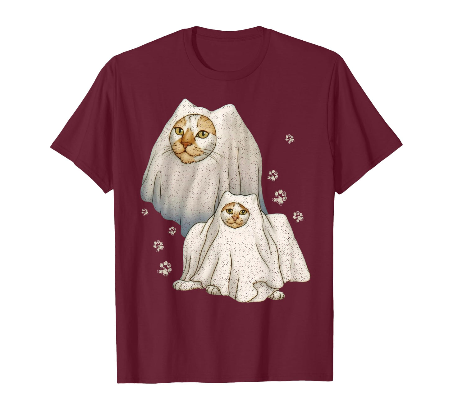 Cute Funny Wizard Cat Ghost Weird Kitten Cat Meme Halloween T-Shirt