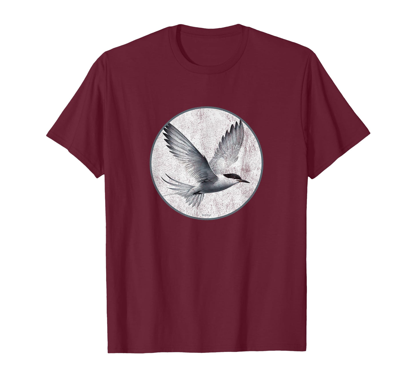 Colorful Retro Aleutian Tern Bird Design T-Shirt