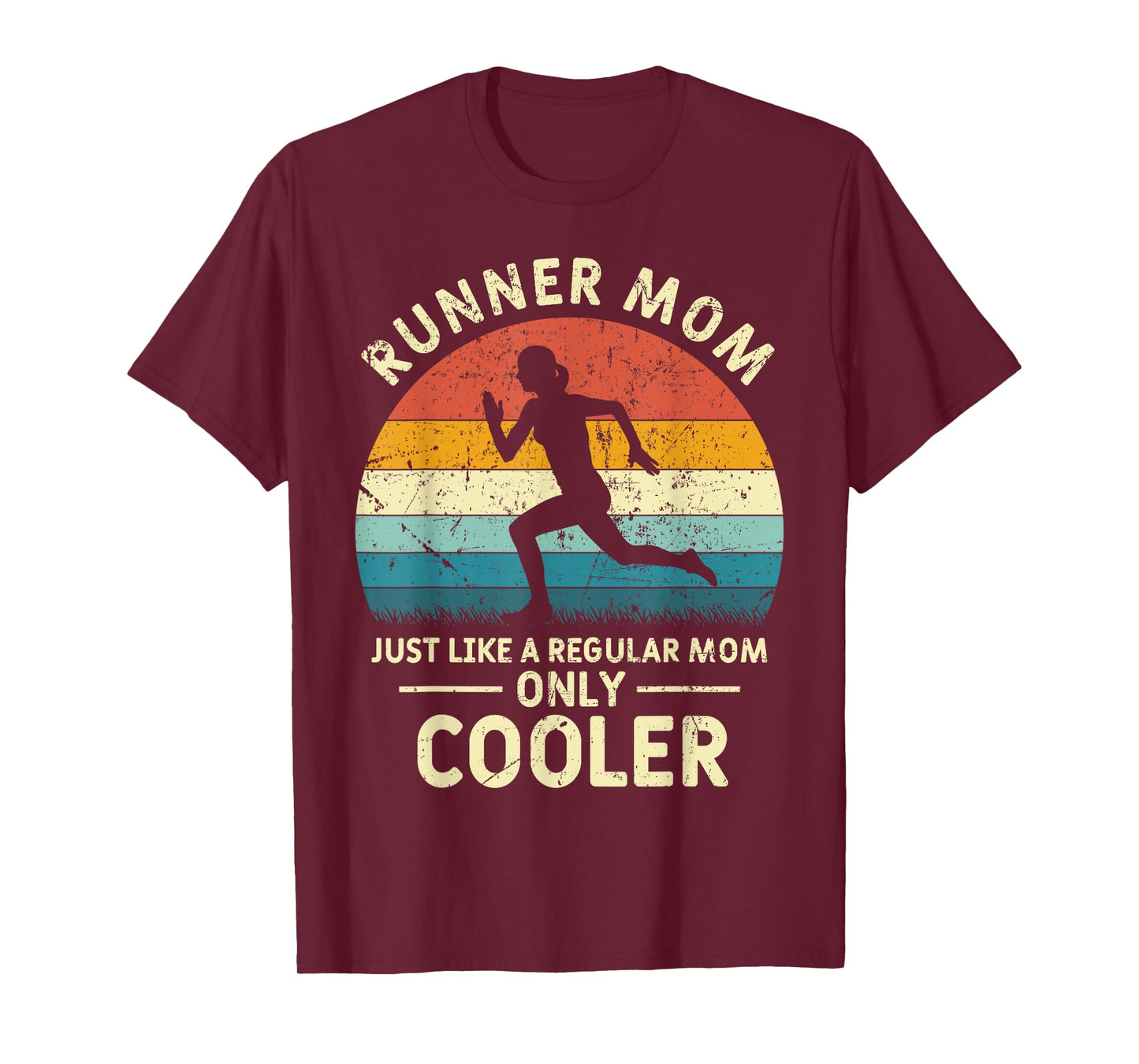 Runner Mom Funny Marathon Running Jogging Mothers Day T-Shirt