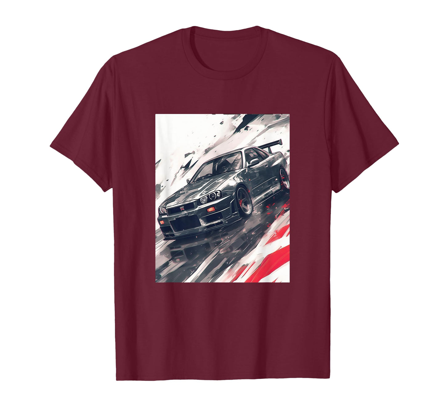 Anime Style Legendary Skyline JDM Gt r 34 Design T-Shirt