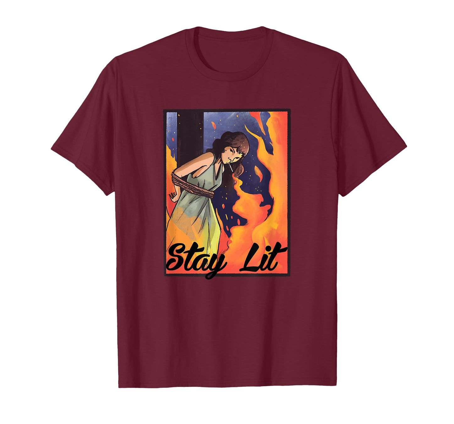 Burning Witch Smoking - Stay Lit T-Shirt