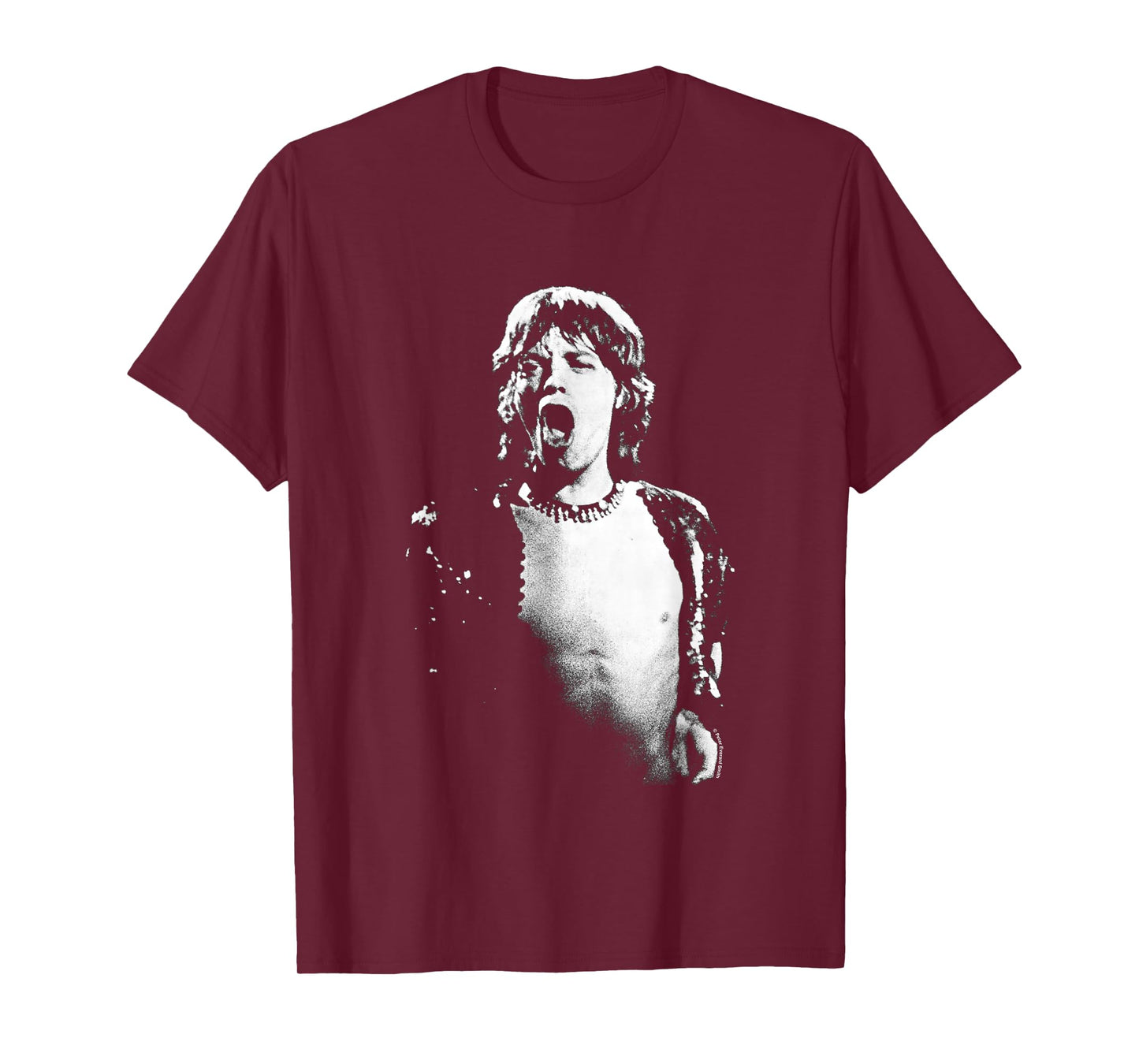 Mick Jagger 1971 Rolling Stones Live By Everard Smith T-Shirt