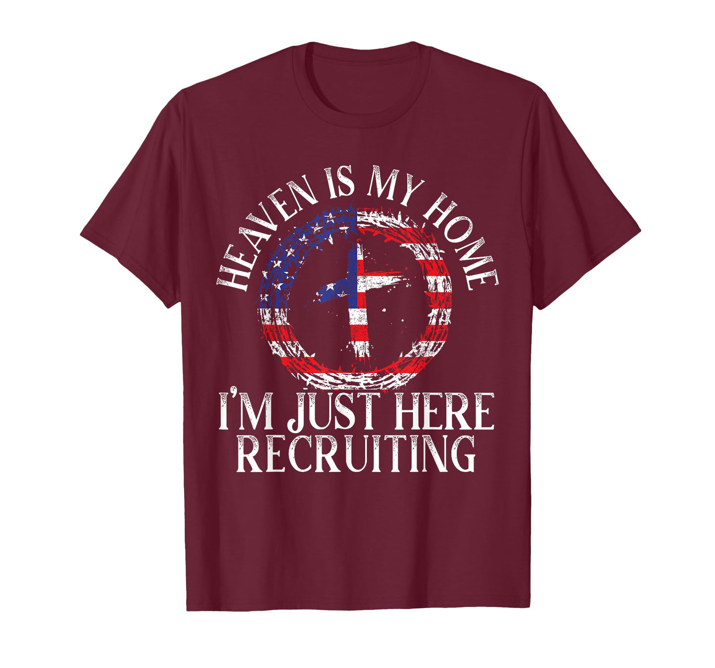 Heaven Is My Home I'm Just Here Recruiting Preacher Pastor T-Shirt