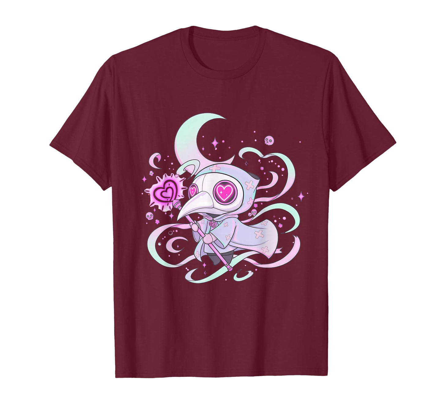 Cute Frog Witch Shirt Kawaii Pastel Goth Chibi Aesthetic Tee T-Shirt